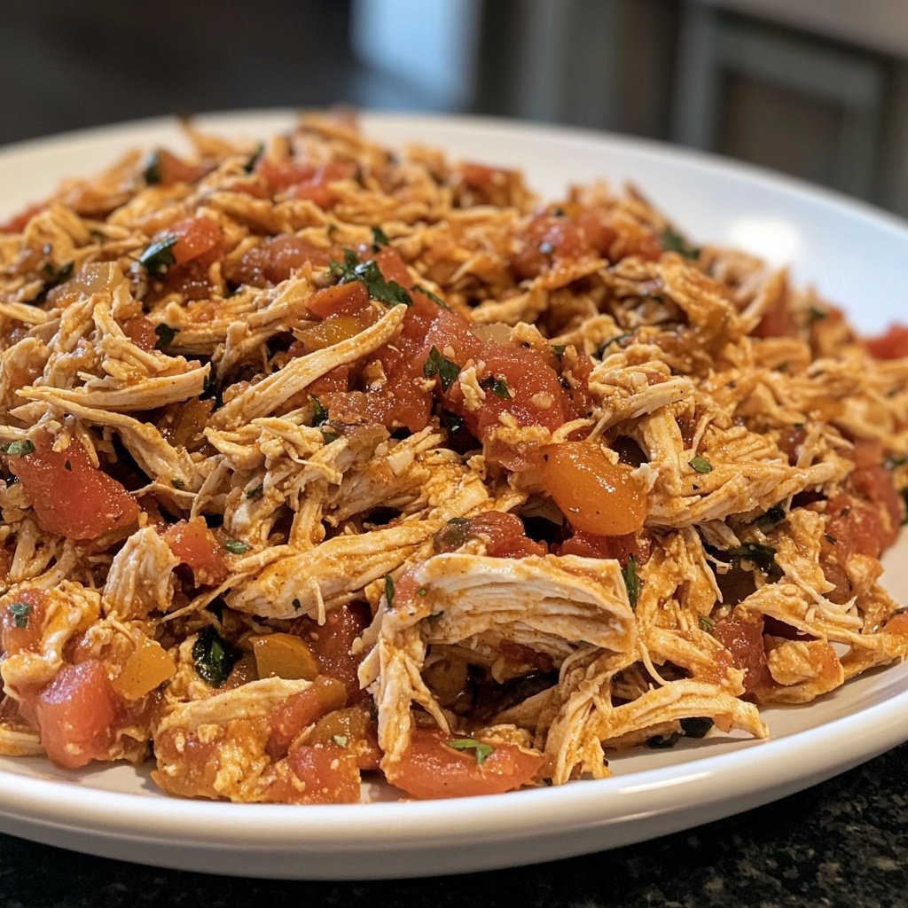 Easy Slow Cooker Chicken Taco Filling