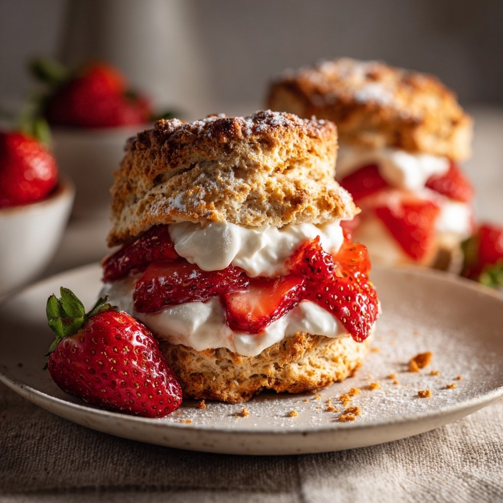 Classic Strawberry Shortcake Biscuits