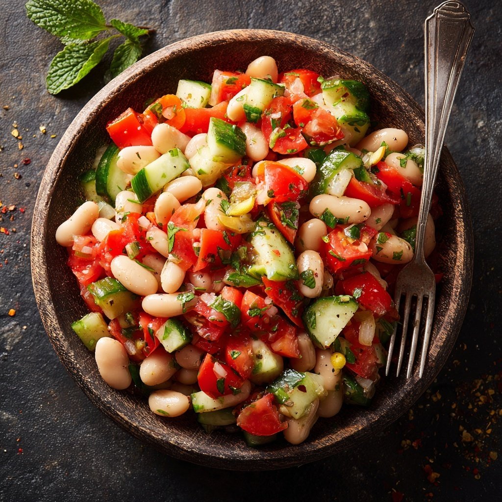 Mediterranean White Bean Salad