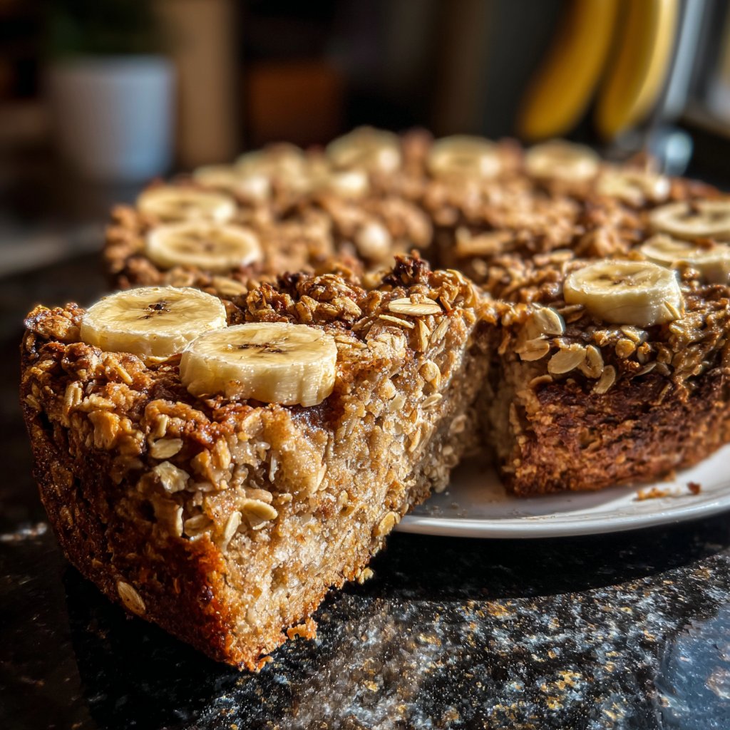 Banana Oat Yogurt Bake