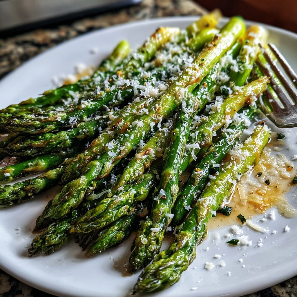 Lemon Butter Asparagus with Parmesan