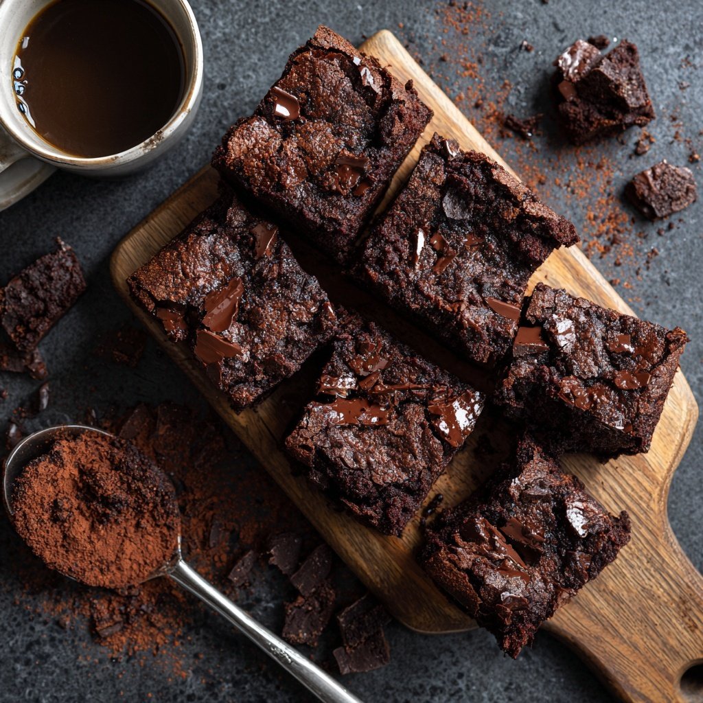 Dark Chocolate Espresso Brownies
