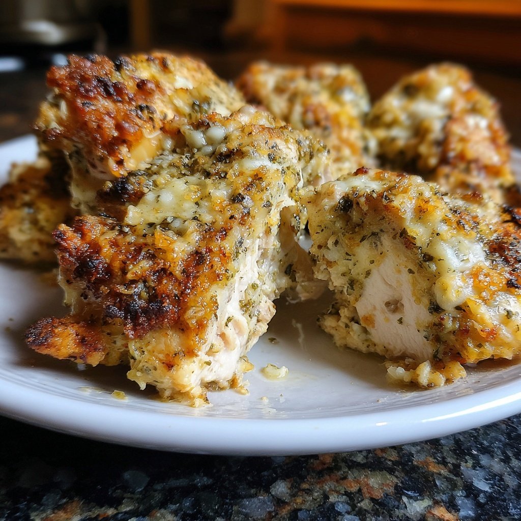 Easy Slow Cooker Garlic Parmesan Chicken