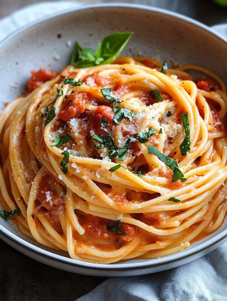 Easy One Pot Creamy Tomato Pasta