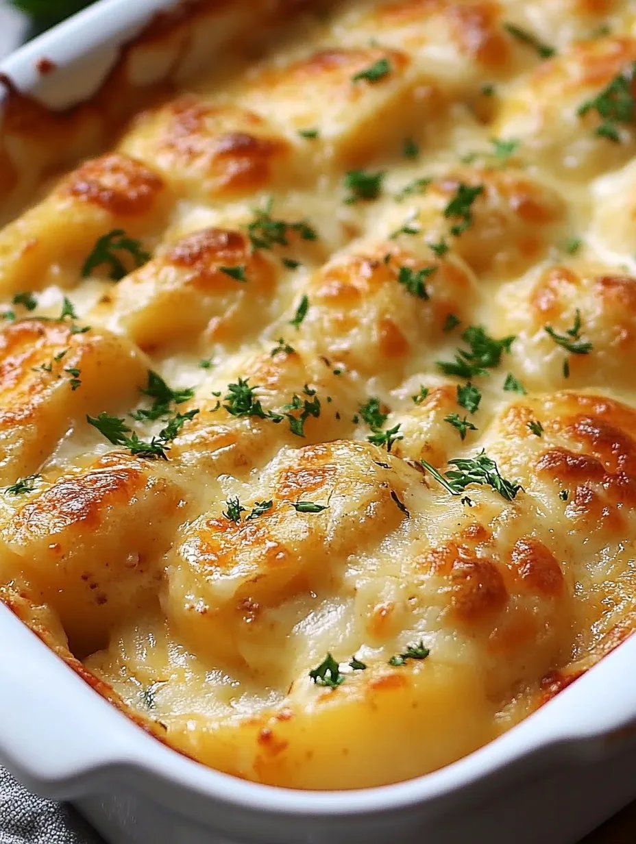 Dad's Creamy & Cheesy Au Gratin Potatoes