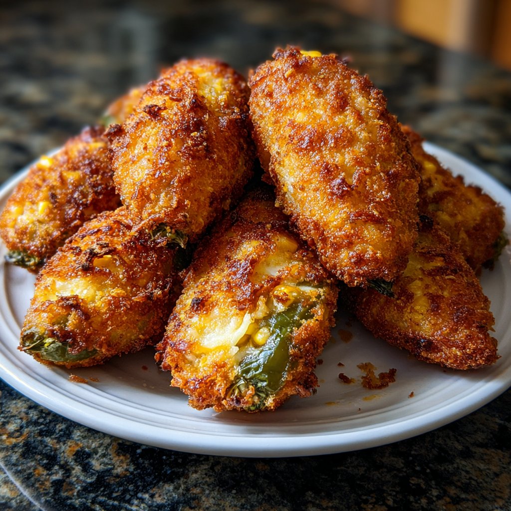 Jalapeno Poppers with Corn and Cheese