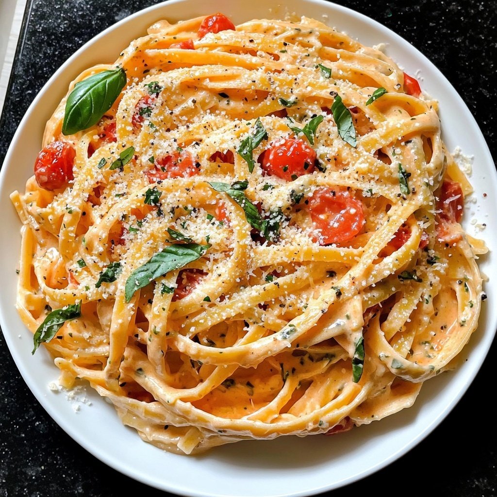 Easy One Pot Creamy Tomato Pasta