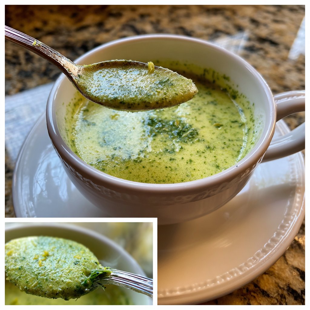 Creamy Lemon Spinach Soup