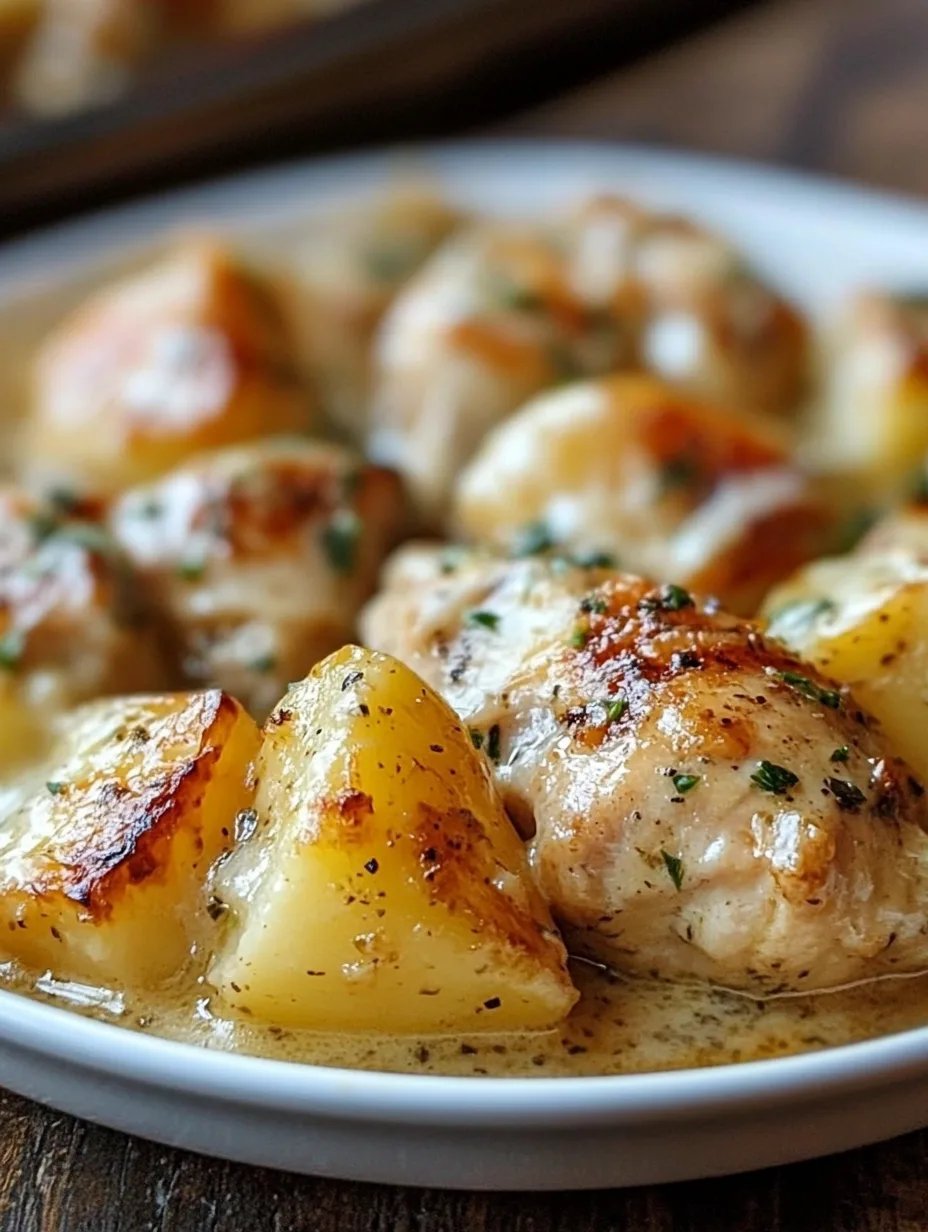 Garlic Parmesan Crockpot Chicken and Potatoes