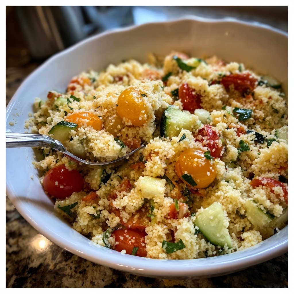 Healthy Lunch Mediterranean Couscous
