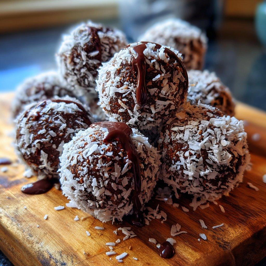 Chocolate Coconut Truffles