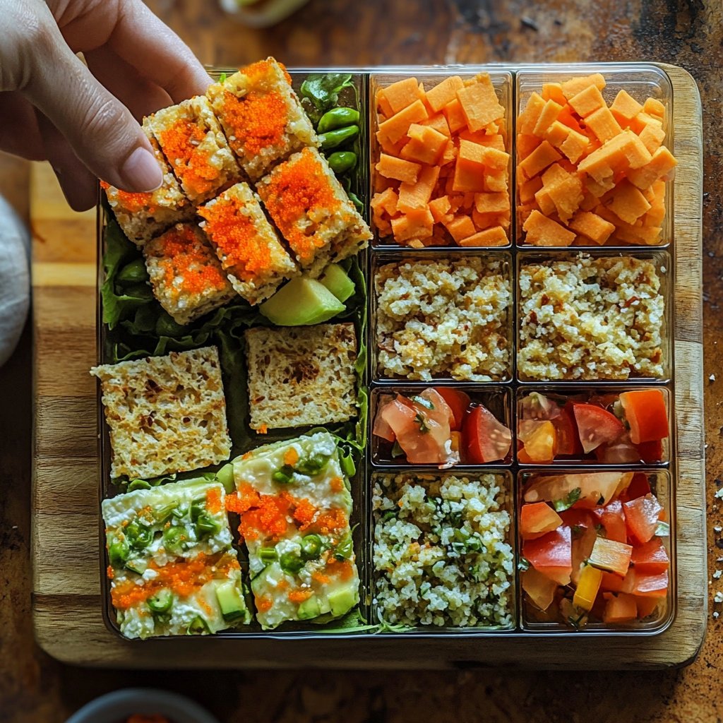 No-Cook Bento Box Lunch Idea