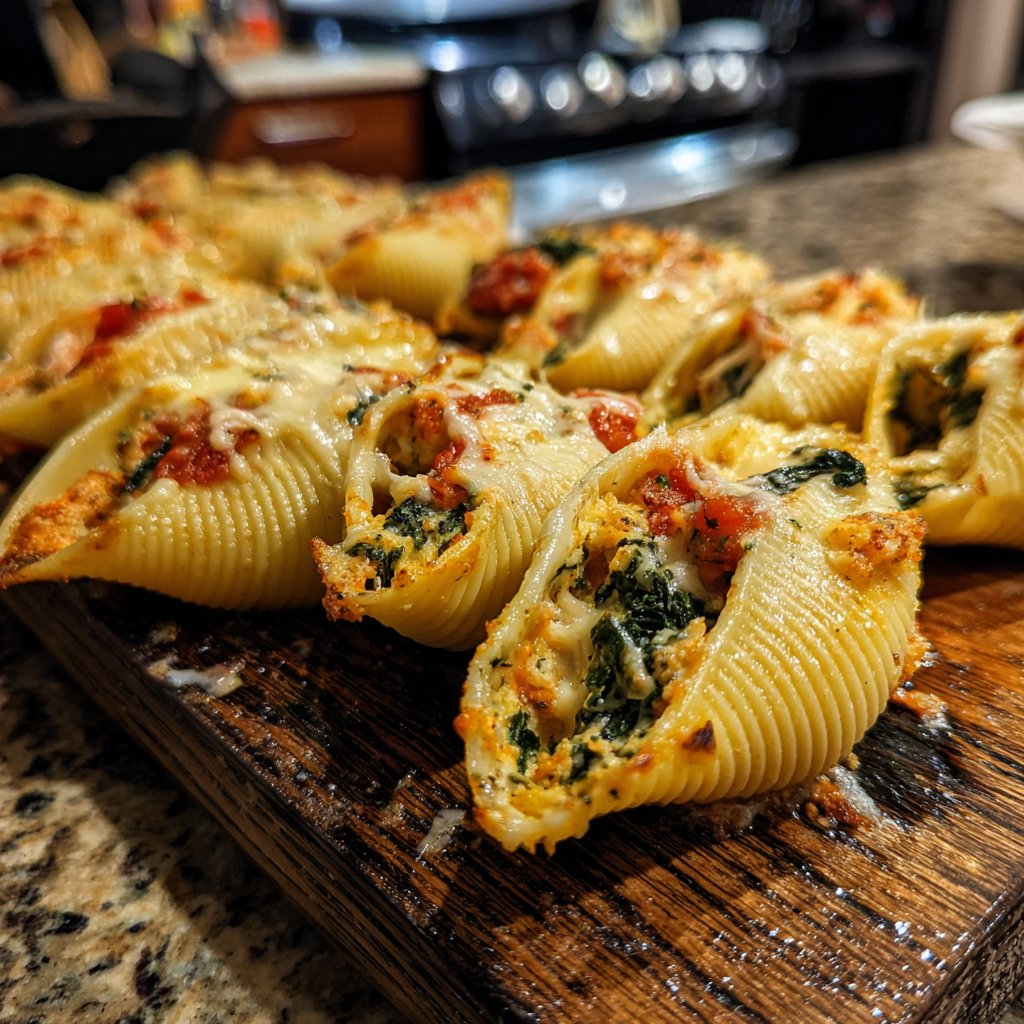 Sunday Veggie Stuffed Shells
