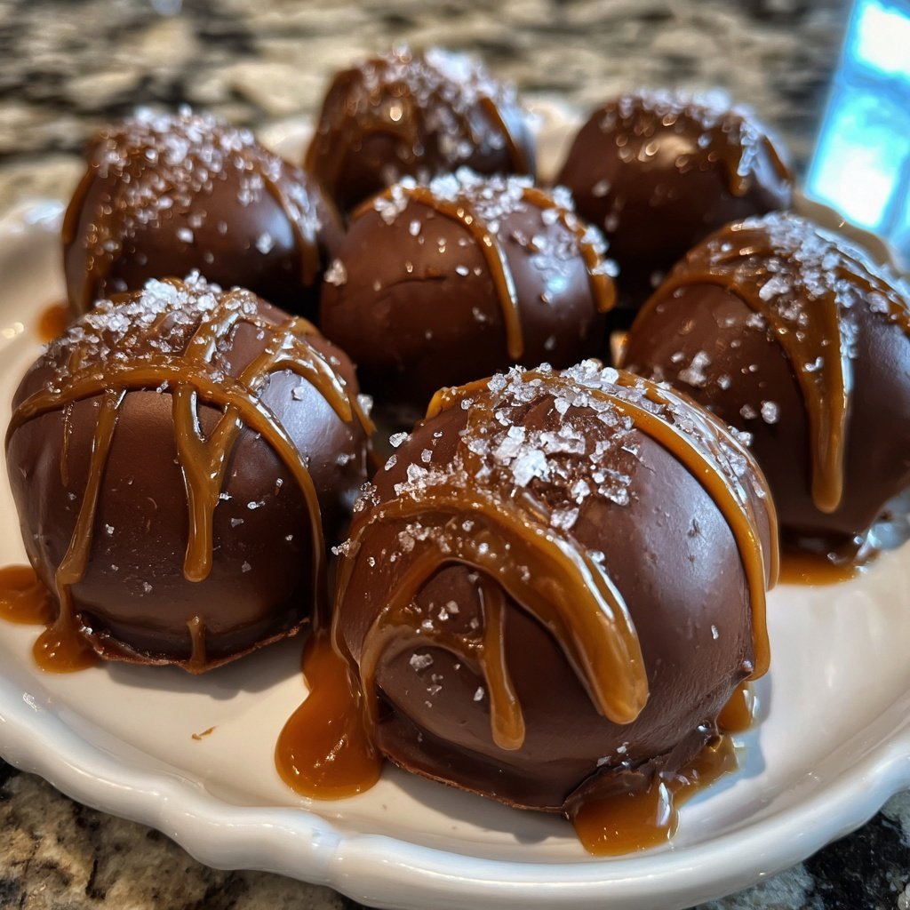 Salted Caramel Truffles