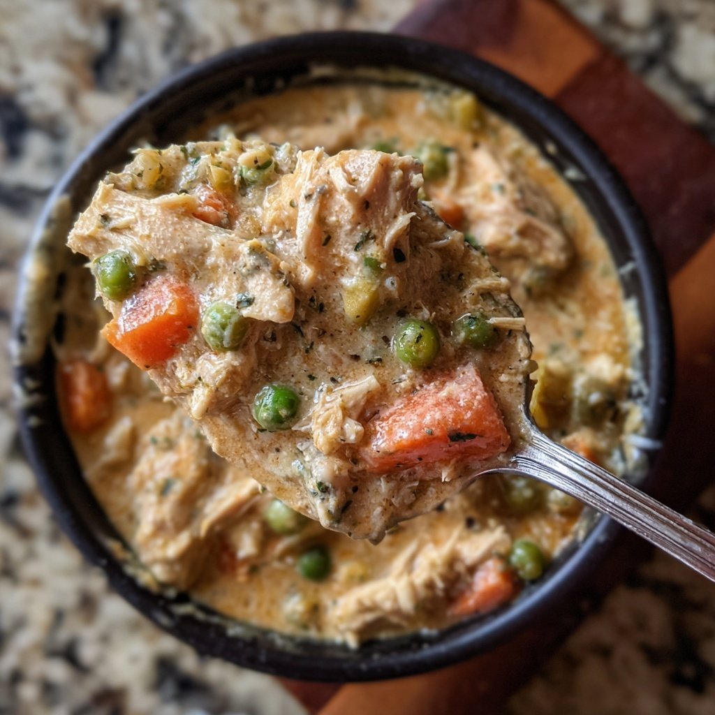 Creamy Slow Cooker Chicken with Vegetables