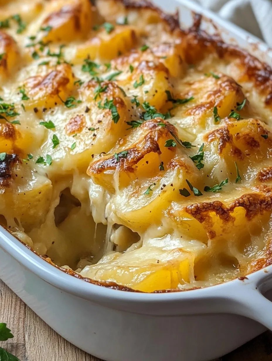 Cheesy Au Gratin Potatoes (The Best Thanksgiving Potatoes EVER!)