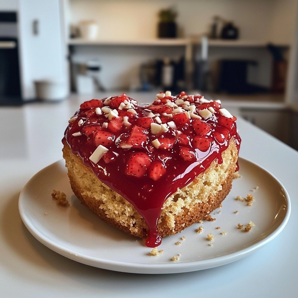 Mini Heart Cake for Valentines
