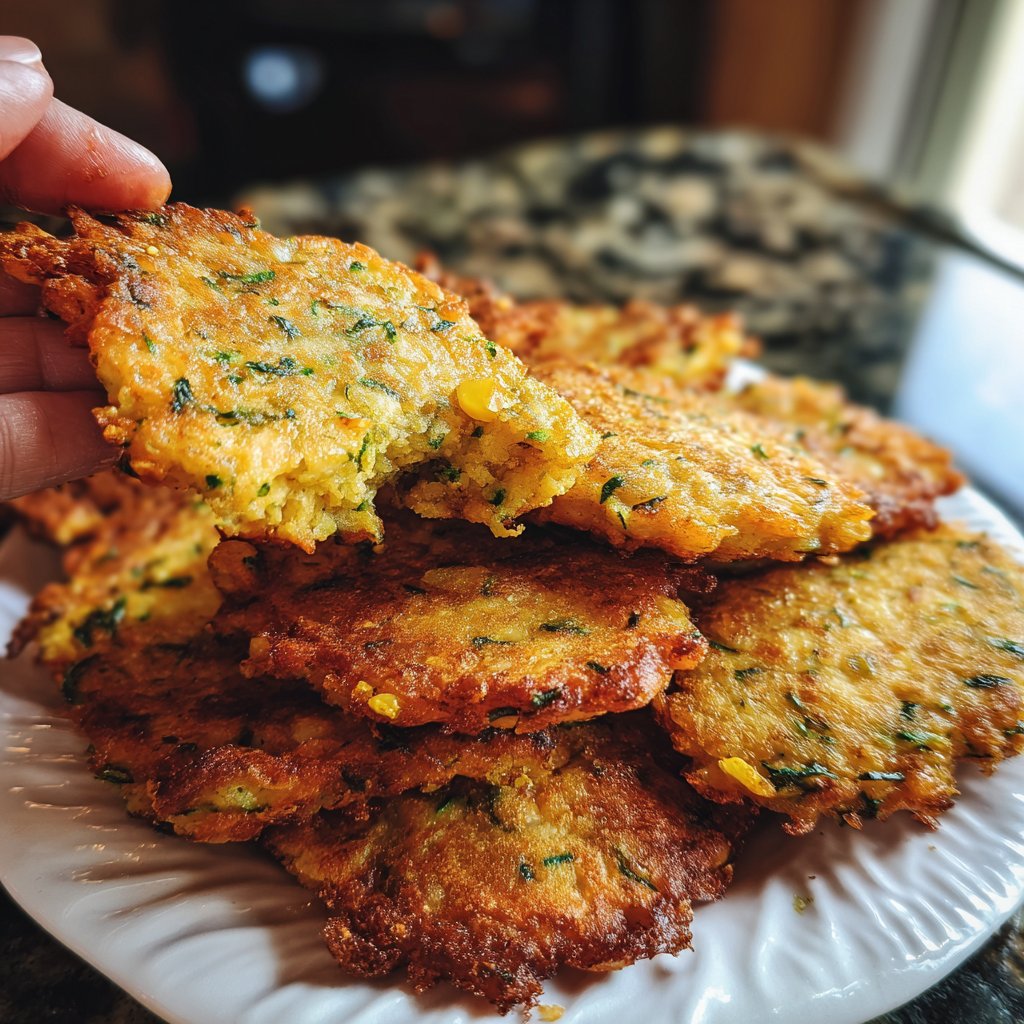 Baked Sweet Corn Veggie Fritters