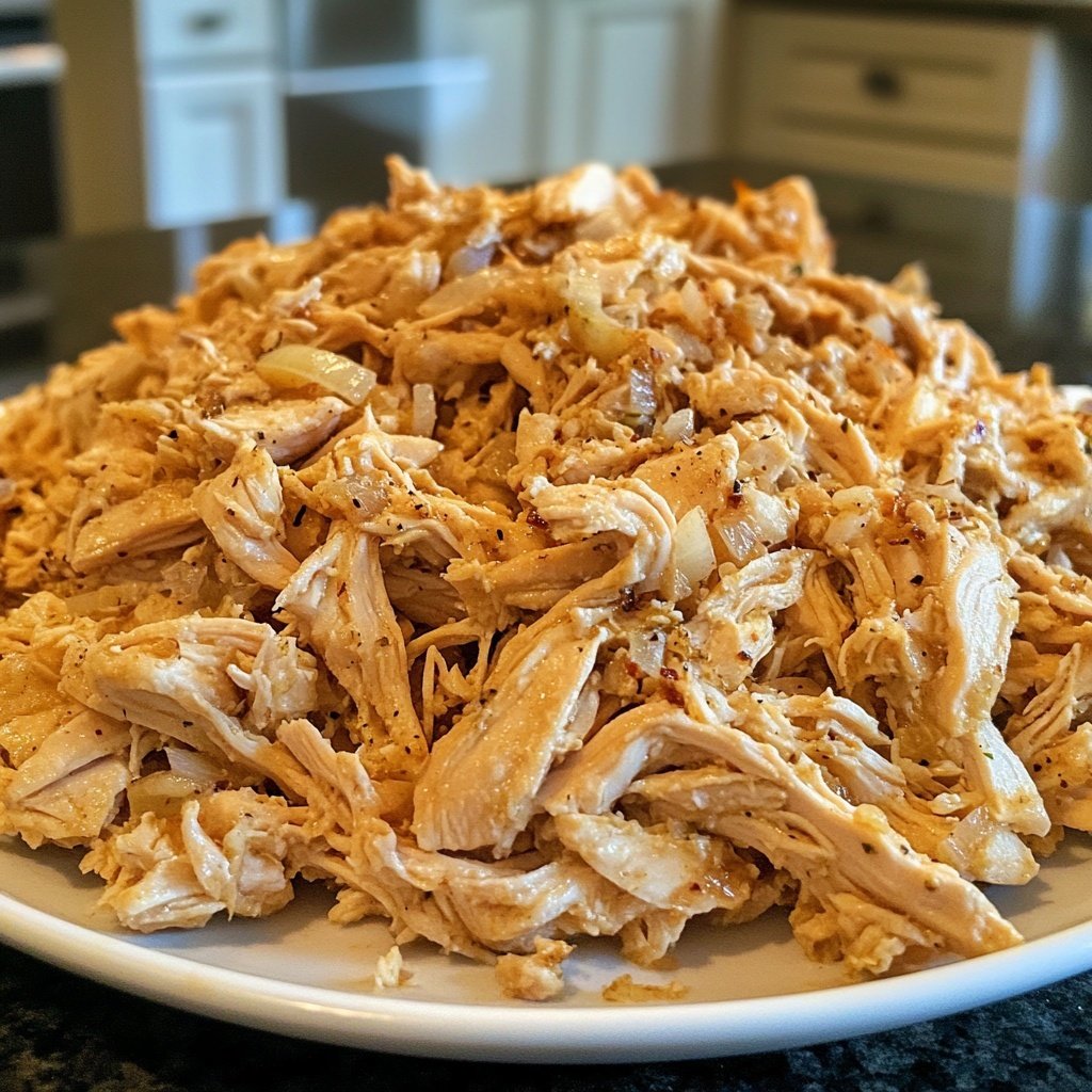 Simple Slow Cooker Shredded Chicken