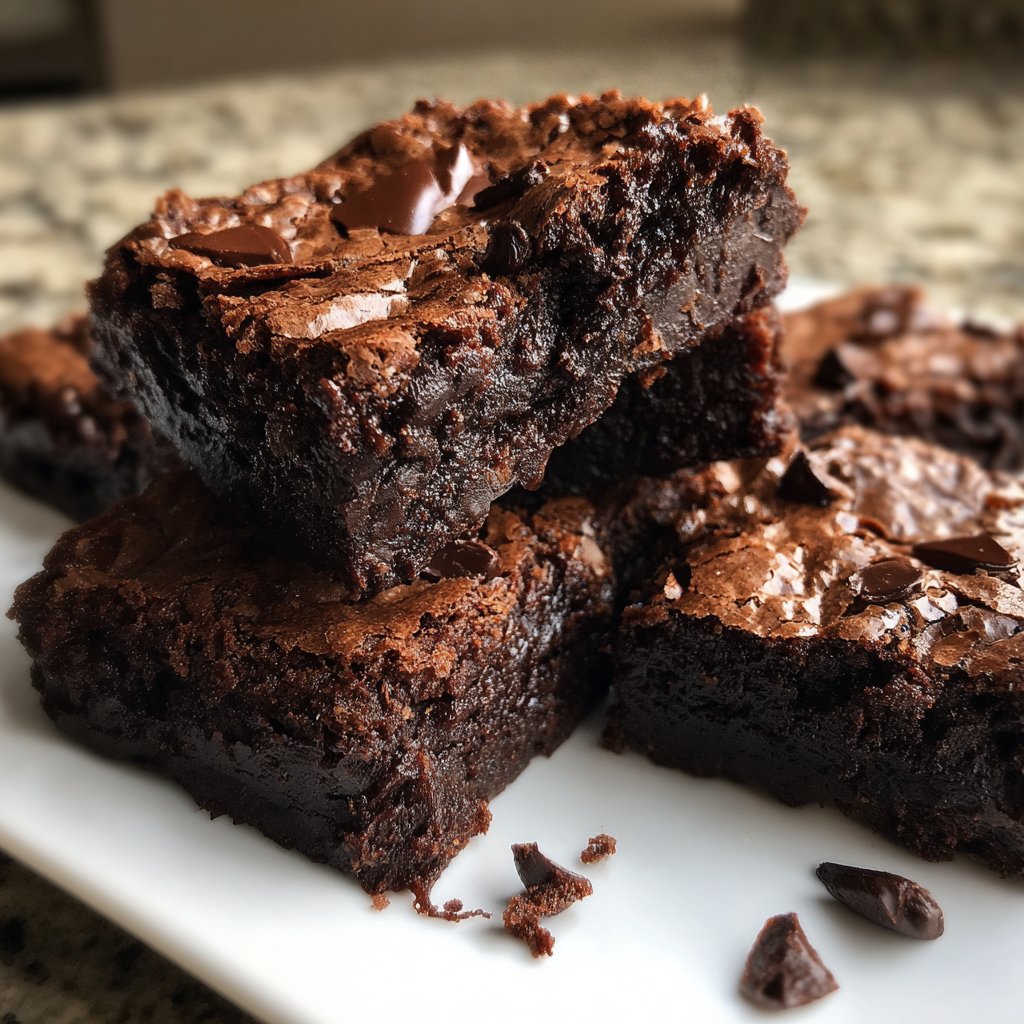 Cottage Cheese Brownies with Dark Chocolate