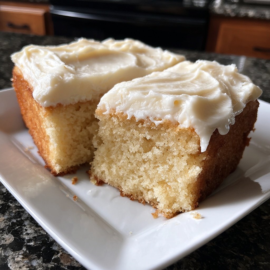 Simple Vanilla Sheet Cake